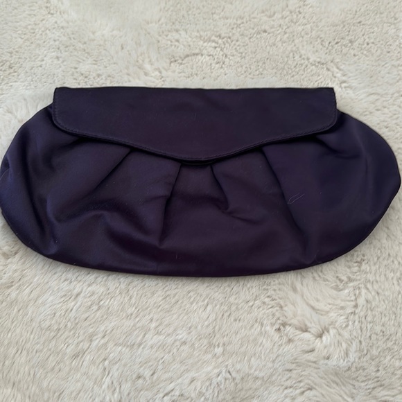 PURPLE EVENING CLUTCH - Picture 1 of 3